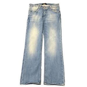 LTB Bernardo X Men 30x30 Jeans Pants Straight Regular Blue Fade Button Fly Denim